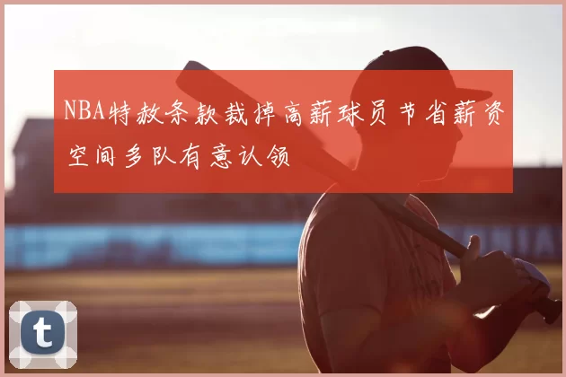 NBA特赦条款裁掉高薪球员节省薪资空间多队有意认领