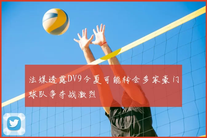 法媒透露DV9今夏可能转会多家豪门球队争夺战激烈